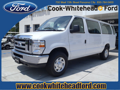 ford econoline wagon 2011 white van e 350 sd xl flex fuel 8 cylinders rear wheel drive automatic 32401