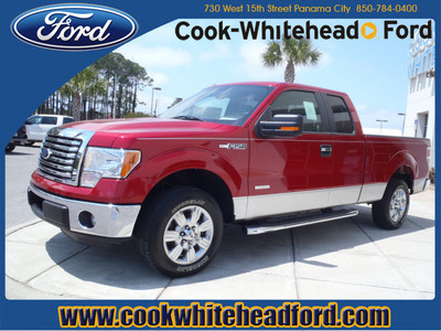 ford f 150 2011 red xlt gasoline 6 cylinders 2 wheel drive automatic 32401