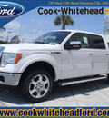 ford f 150 2011 white lariat flex fuel 8 cylinders 4 wheel drive automatic 32401