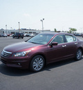 honda accord 2011 red sedan ex l v6 gasoline 6 cylinders front wheel drive 5 speed automatic 47129