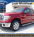 ford f 150 2011 red xlt gasoline 6 cylinders 2 wheel drive automatic 32401