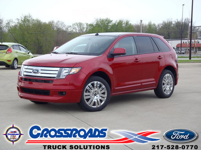 ford edge 2010 red suv sport gasoline 6 cylinders all whee drive automatic 62708