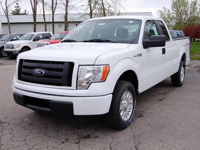 ford f 150 2011 white pickup truck stx flex fuel 6 cylinders 2 wheel drive 6 speed automatic 46168
