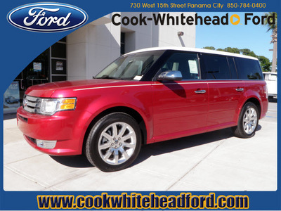ford flex 2011 red limited gasoline 6 cylinders front wheel drive automatic 32401