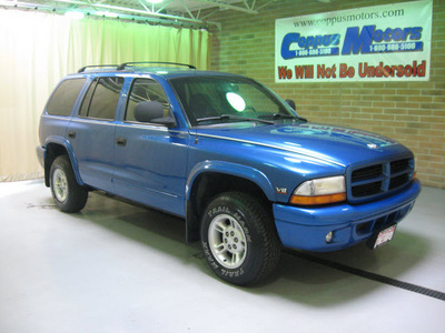 dodge durango 2000 blue suv slt gasoline v8 4 wheel drive automatic with overdrive 44883