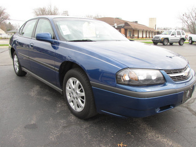 chevrolet impala 2005 blue sedan gasoline 6 cylinders front wheel drive automatic 61008