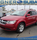 dodge journey 2009 inferno red suv sxt gasoline 6 cylinders front wheel drive automatic 45324