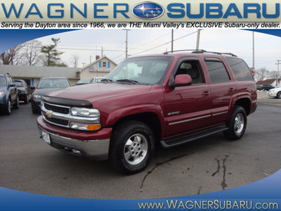 chevrolet tahoe 2003 red suv lt flex fuel 8 cylinders 4 wheel drive automatic 45324