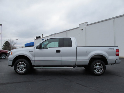 ford f 150 2008 silver stx gasoline 8 cylinders 4 wheel drive automatic 45344