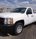 chevrolet silverado 1500 2011 white work truck flex fuel 8 cylinders 2 wheel drive automatic 60007