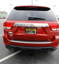 jeep grand cherokee 2011 red suv overland gasoline 8 cylinders 4 wheel drive 5 speed automatic 60915