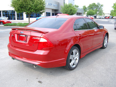 ford fusion 2010 maroon sedan sport gasoline 6 cylinders front wheel drive shiftable automatic 46168