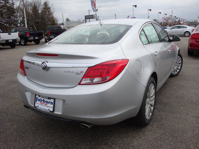 buick regal 2011 silver sedan cxl turbo gasoline 4 cylinders front wheel drive automatic 45324