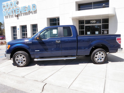 ford f 150 2011 blue xlt gasoline 6 cylinders 2 wheel drive automatic with overdrive 32401