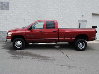 dodge ram pickup 3500 2006 red st diesel 6 cylinders 4 wheel drive automatic 44060
