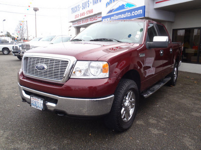 ford f 150 2006 red xlt 4x4 flex fuel 8 cylinders 4 wheel drive automatic with overdrive 98371