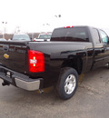 chevrolet silverado 1500 2011 black pickup truck lt flex fuel 8 cylinders 2 wheel drive 5 speed with overdrive 60007