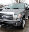 ford f 150 2011 gray platinum gasoline 8 cylinders 4 wheel drive shiftable automatic 46168