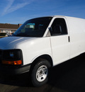 chevrolet express cargo 2011 white van 3500 flex fuel 8 cylinders rear wheel drive 5 speed with overdrive 60007