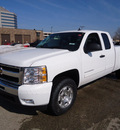 chevrolet silverado 1500 2011 white pickup truck lt flex fuel 8 cylinders 2 wheel drive 5 speed with overdrive 60007