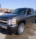 chevrolet silverado 1500 2011 dk  gray ls flex fuel 8 cylinders 4 wheel drive 5 speed with overdrive 60007