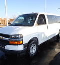chevrolet express 2011 white van lt 3500 flex fuel 8 cylinders rear wheel drive 5 speed with overdrive 60007