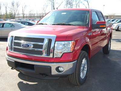 ford f 150 2011 red flex fuel 8 cylinders 4 wheel drive automatic 46168