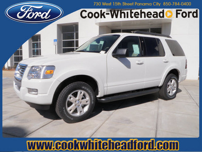 ford explorer 2010 white suv limited gasoline 6 cylinders 2 wheel drive automatic 32401