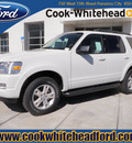 ford explorer 2010 white suv limited gasoline 6 cylinders 2 wheel drive automatic 32401