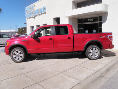 ford f 150 2010 dk  red fx4 flex fuel 8 cylinders 4 wheel drive automatic with overdrive 32401