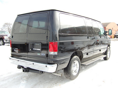 ford econoline wagon 2011 black van flex fuel 8 cylinders rear wheel drive 4 speed automatic 46168