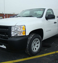 chevrolet silverado 1500 2011 white work truck gasoline 6 cylinders 2 wheel drive automatic 60007