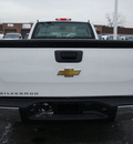 chevrolet silverado 1500 2011 white work truck gasoline 6 cylinders 2 wheel drive automatic 60007