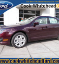 ford fusion 2011 maroon sedan se gasoline 4 cylinders front wheel drive automatic 32401