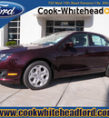 ford fusion 2011 maroon sedan se gasoline 4 cylinders front wheel drive automatic 32401