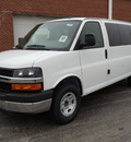 chevrolet express 2011 white van lt 3500 flex fuel 8 cylinders rear wheel drive automatic 60007