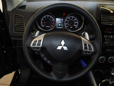 mitsubishi outlander sport 2011 black se gasoline 4 cylinders front wheel drive automatic 44060