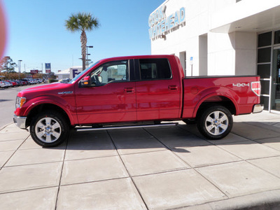 ford f 150 2010 dk  red lariat flex fuel 8 cylinders 4 wheel drive automatic 32401
