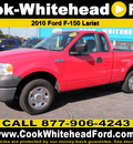 ford f 150 2010 dk  red lariat flex fuel 8 cylinders 2 wheel drive automatic 32401