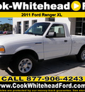 ford ranger 2011 white xl gasoline 4 cylinders 2 wheel drive 5 speed manual 32401