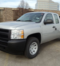 chevrolet silverado 1500 2011 silver work truck flex fuel 8 cylinders 4 wheel drive automatic 60007