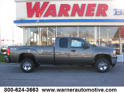 gmc sierra 2500hd 2011 dk  gray work truck gasoline 8 cylinders 4 wheel drive automatic 45840