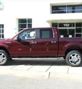 ford f 150 2010 dk  red pickup truck lariat flex fuel 8 cylinders 4 wheel drive automatic 32401