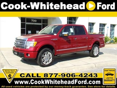 ford f 150 2010 red pickup truck platinum flex fuel 8 cylinders 4 wheel drive automatic 32401