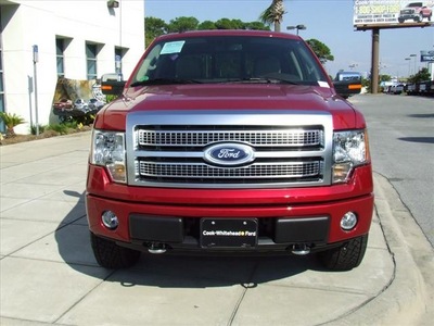 ford f 150 2010 red pickup truck platinum flex fuel 8 cylinders 4 wheel drive automatic 32401