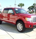 ford f 150 2010 red pickup truck platinum flex fuel 8 cylinders 4 wheel drive automatic 32401