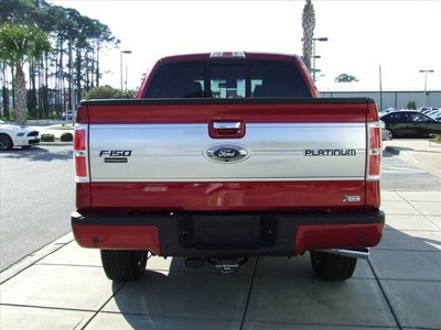 ford f 150 2010 red pickup truck platinum flex fuel 8 cylinders 4 wheel drive automatic 32401