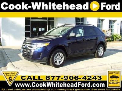 ford edge 2011 blue suv se gasoline 6 cylinders front wheel drive automatic 32401