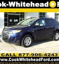ford edge 2011 blue suv se gasoline 6 cylinders front wheel drive automatic 32401
