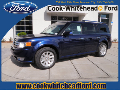 ford flex 2011 dk  blue wagon sel gasoline 6 cylinders front wheel drive automatic 32401